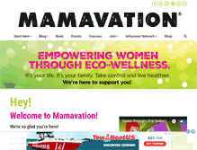 Tablet Screenshot of mamavation.com